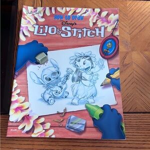 Vintage Disney Lilo & Stitch Learn How to Draw & Coloring Book